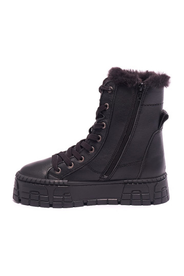 Черевики жіночі Tamaris 1-1-26841-37 003 BLACK LEATHER