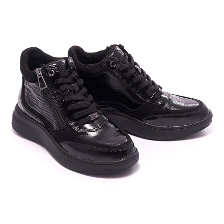 Черевики жіночі Caprice 9-9-25206-27 011 BLACK NAPLAK C