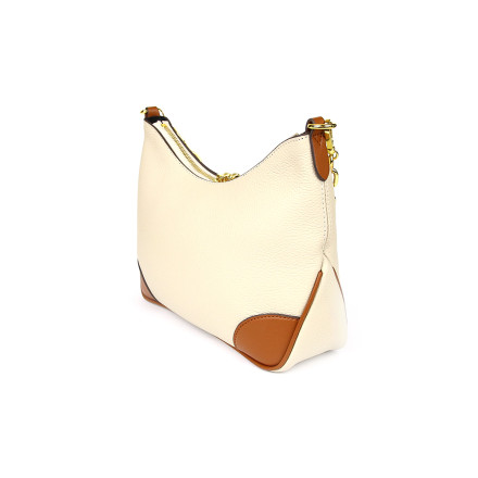 Жіноча сумка Welfare 6068 BEIGE/BROWN