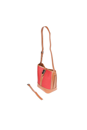 Жіноча сумка Welfare 8355 BORDO/BROWN
