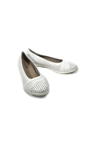 Балетки жіночі Caprice 9-9-22160-28 160 WHITE SOFTNAP.