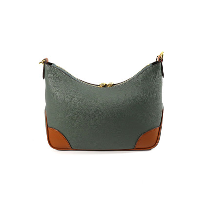 Жіноча сумка Welfare 6068 D.GREEN/BROWN