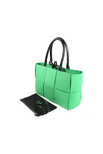 Жіноча сумка Welfare 8768 GREEN/BLK