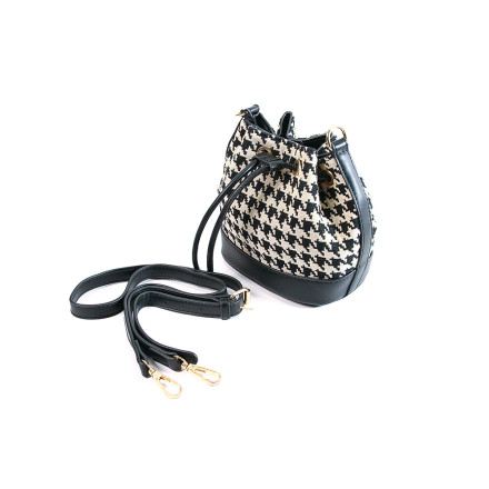 Жіноча сумка Welfare YZ-2031 BLK/WHITE