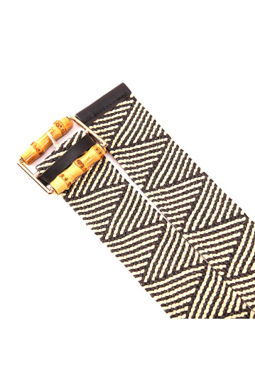 Ремінь жіночий Welfare LAV-33 BLK/WHITE