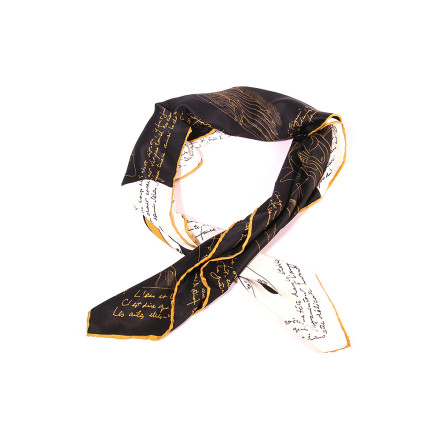 Шарф жіночий Welfare ZI-19 BLK/WHITE