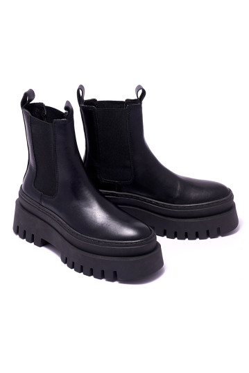 Черевики жіночі Tamaris 1-1-25494-29 016 BLK LEATH. UNI