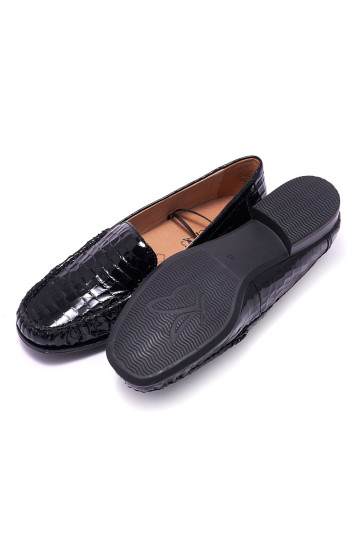 Туфли женские Caprice 9-9-24250-29 065 BLACK CROCO PA
