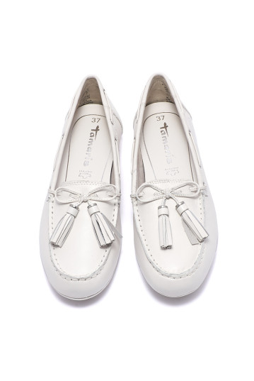 Мокасины женские Tamaris 1-1-24613-20 117 WHITE LEATHER