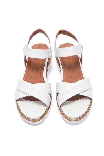 Босоніжки жіночі Tamaris 1-1-28225-20 117 WHITE LEATHER