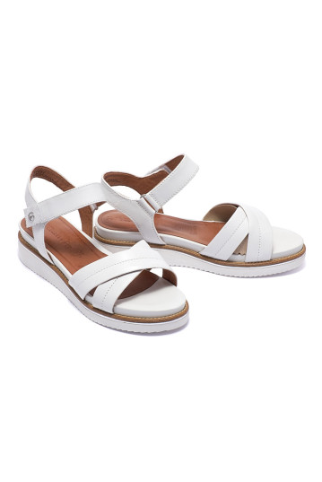 Босоніжки жіночі Tamaris 1-1-28225-20 117 WHITE LEATHER