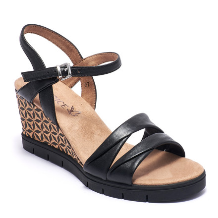 Босоніжки жіночі Caprice 9-9-28710-20 040 BLACK SOFTNAP.