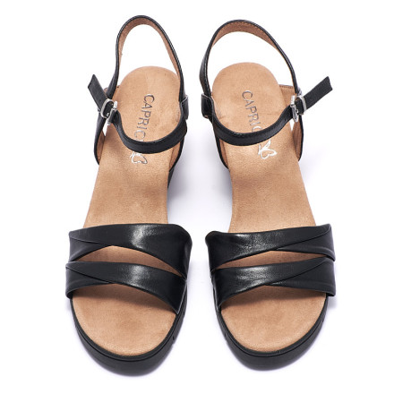 Босоніжки жіночі Caprice 9-9-28710-20 040 BLACK SOFTNAP.