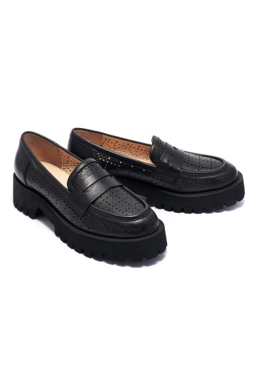 Лоферы женские Welfare 770344111/BLK/46