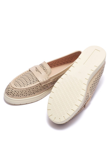 Лоферы женские Welfare 770284111/BEIGE/46