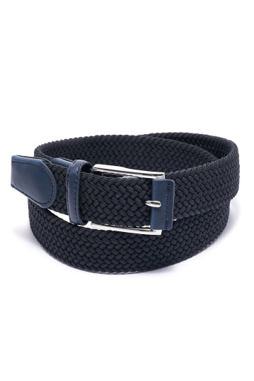 Ремінь чоловічий Welfare LU-01 D.BLUE