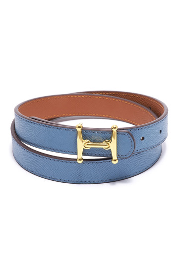 Ремінь жіночий Welfare LU-12 BLUE/L.BRN