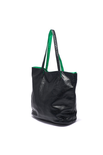 Жіноча сумка Welfare 1103-9 BLK/GREEN