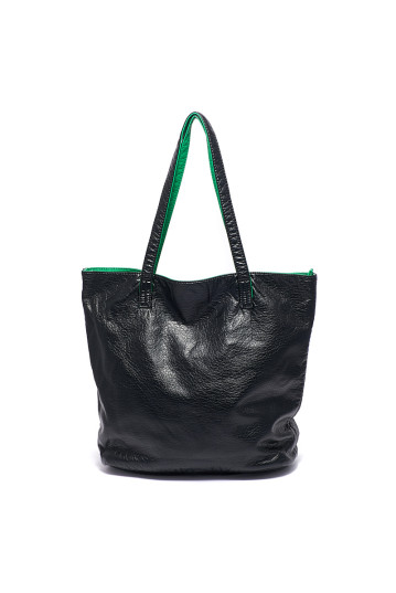 Жіноча сумка Welfare 1103-9 BLK/GREEN