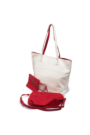 Сумка женская Welfare 1103-9 WHITE/RED
