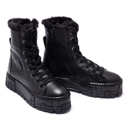 Черевики жіночі Tamaris 1-1-26841-41 003 BLACK LEATHER