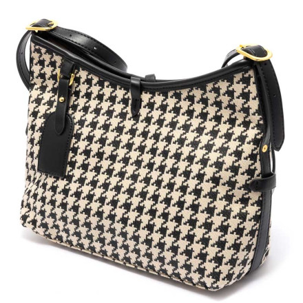 Жіноча сумка Welfare 3068 BLK/BEIGE