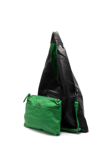 Сумка женская Welfare 68849 BLK/GREEN