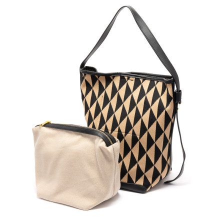 Жіноча сумка Welfare 5023 BLK/BRN