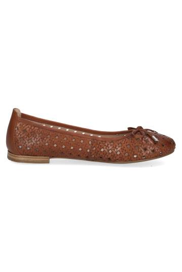 Балетки жіночі Caprice 9-22109-42 303 COGNAC NAPPA