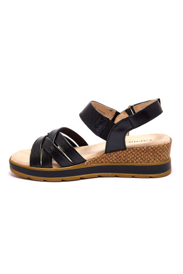 Босоніжки жіночі Caprice 9-28752-42 040 BLACK SOFTNAP.
