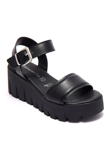 Босоніжки жіночі Tamaris 1-28712-42 003 BLACK LEATHER