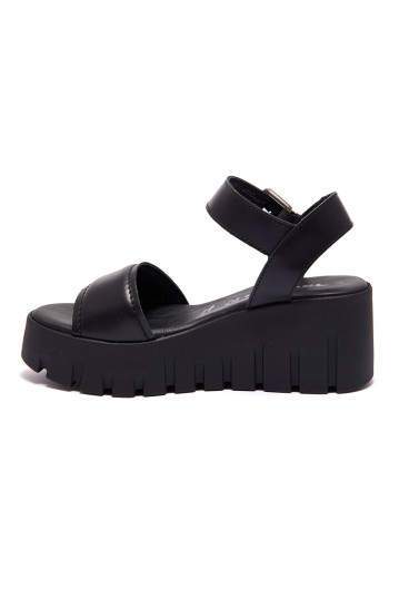 Босоніжки жіночі Tamaris 1-28712-42 003 BLACK LEATHER