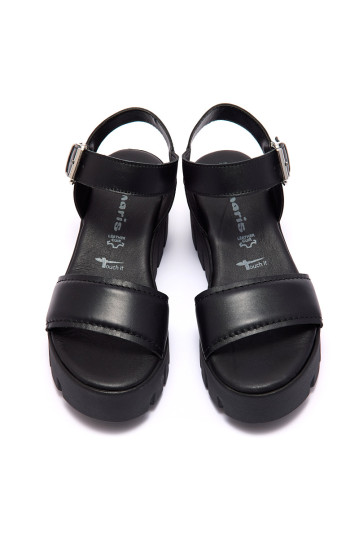 Босоніжки жіночі Tamaris 1-28712-42 003 BLACK LEATHER