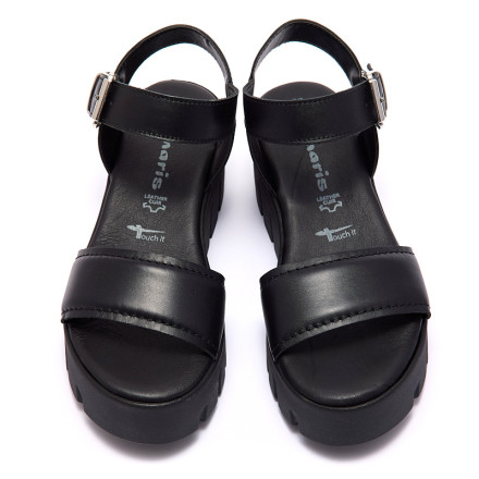 Босоніжки жіночі Tamaris 1-28712-42 003 BLACK LEATHER