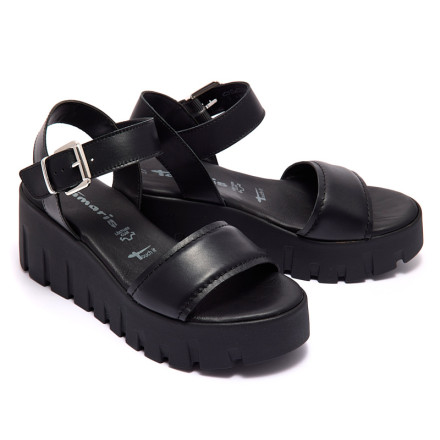 Босоніжки жіночі Tamaris 1-28712-42 003 BLACK LEATHER