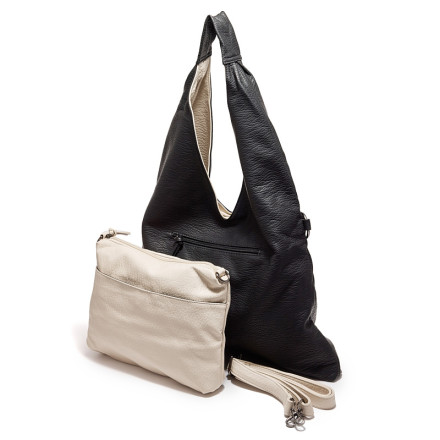 Жіноча сумка Welfare 66849 BLK/BEIGE