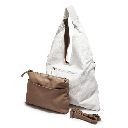 Жіноча сумка Welfare 66849 WHITE/KHAKI