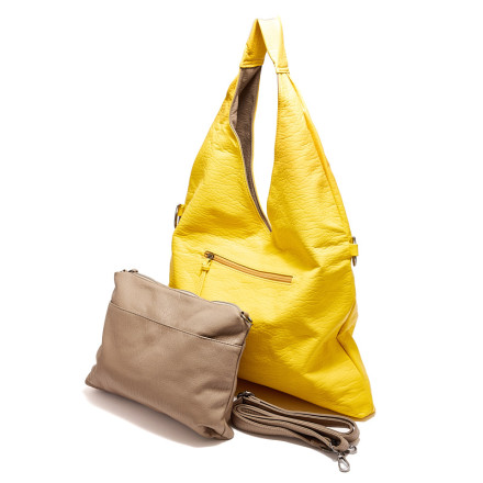 Жіноча сумка Welfare 66849 YELLOW/KHAKI