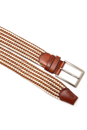 Ремень мужской Welfare AG26 GINGER/WHITE-110