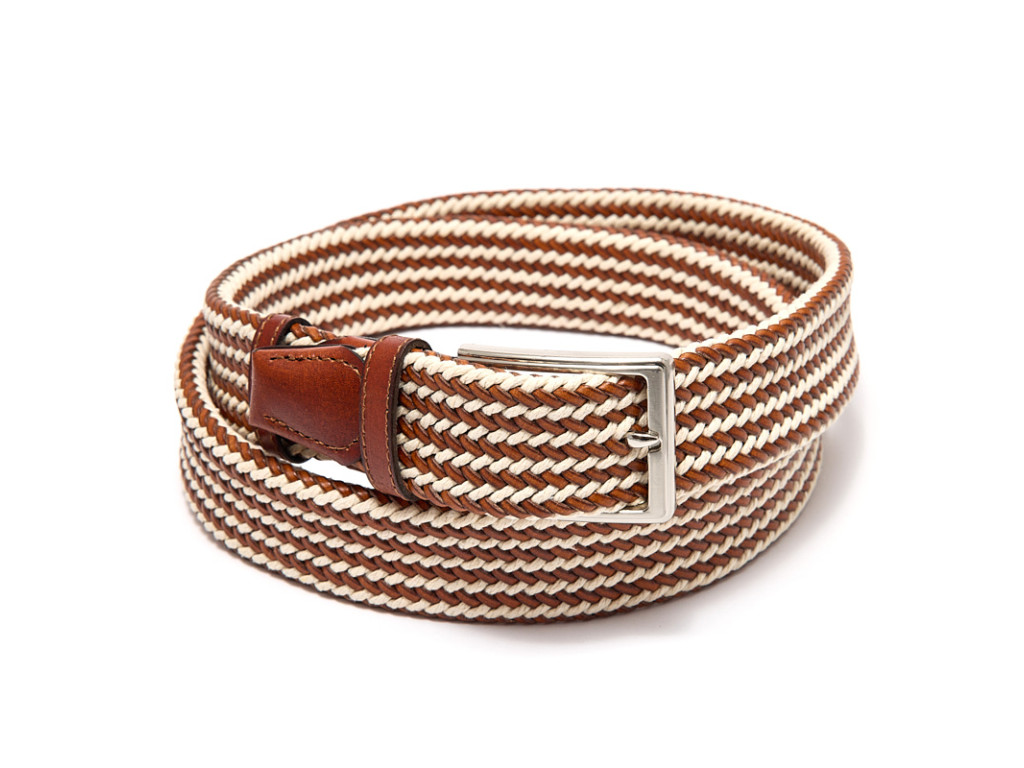 Ремінь чоловічий Welfare AG26 GINGER/WHITE-120