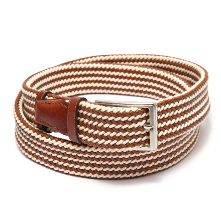 Ремінь чоловічий Welfare AG26 GINGER/WHITE-120