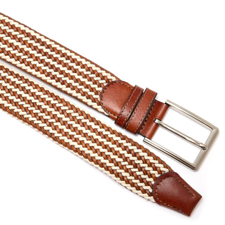 Ремінь чоловічий Welfare AG26 GINGER/WHITE-120