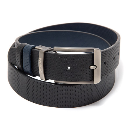 Ремень мужской Welfare AG34 BLK/BLUE