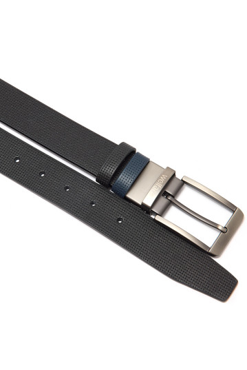 Ремень мужской Welfare AG34 BLK/BLUE