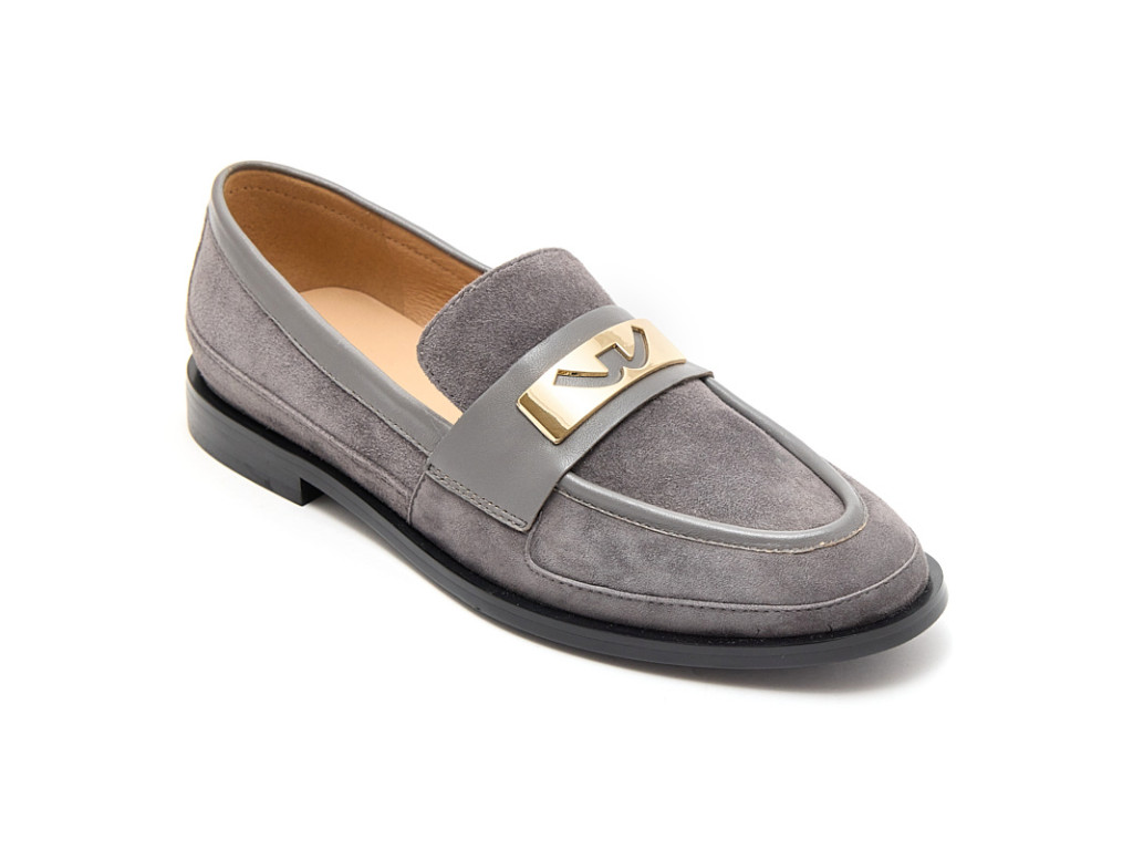 Лоферы женские Welfare 481331141/D.GREY/49