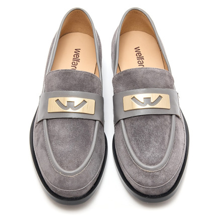 Лоферы женские Welfare 481331141/D.GREY/49