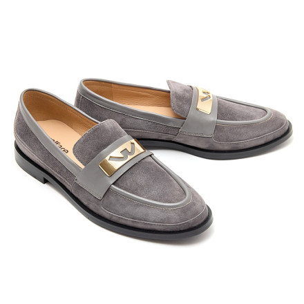 Лоферы женские Welfare 481331141/D.GREY/49