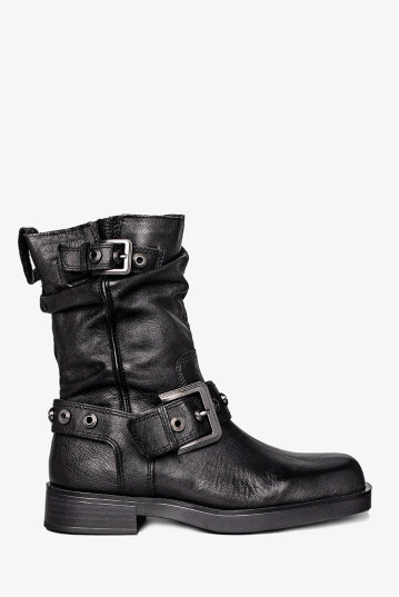 Ботинки женские Tamaris 1-25472-45 003 BLACK LEATHER Ботинки женские Tamaris 1-25472-45 003 BLACK LEATHER