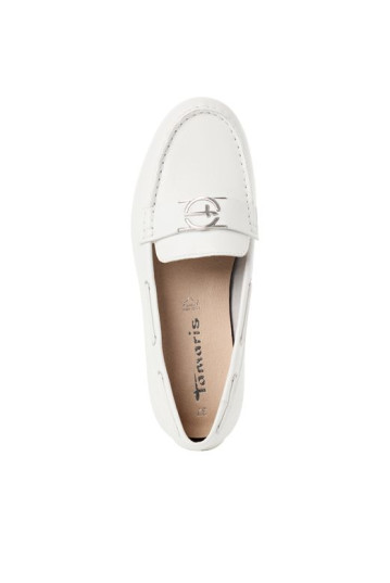 Мокасины женские Tamaris 1-24630-44 117 WHITE LEATHER