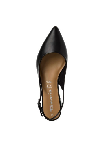 Слингбеки женские Tamaris 1-29500-42 003 BLACK LEATHER (2025)